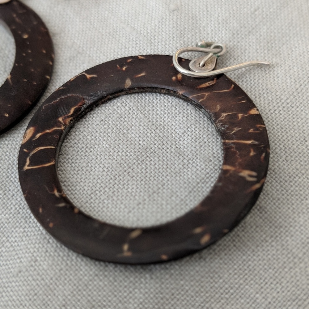 Wooden earrings